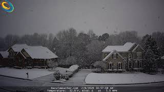 February 8, 2020 Winter Weather Timelapse #1