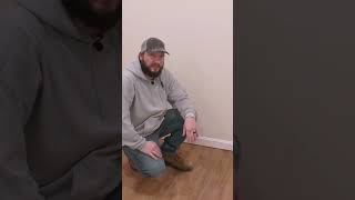 Should Baseboard Be Installed Tight To Floating Floor?  #short #shorts #shortsfeed