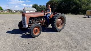 LOT # 24E 1957 Ferguson 35 Deluxe Tractor