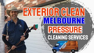 Fence Pillar Stone Top Clean - Exterior Clean Melbourne 0416 484 644