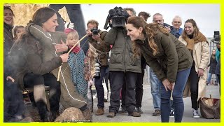 EXCLUSIVE VIDEO!!! Kate Middleton visits Forest Kindergarten in Denmark