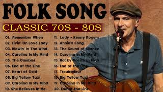 American Folk Songs ❤ Classic Folk & Country Music 70's 80's Full Album ❤ Country Folk Music #90s
