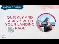 The Easy Way To Create A Landing Page Using Kartra | How to Set Up An Opt-In Page | Kartra Tutorial