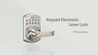 東隆五金【EZSET】 PTRS Keypad Eletronic Lever Lock_Installation