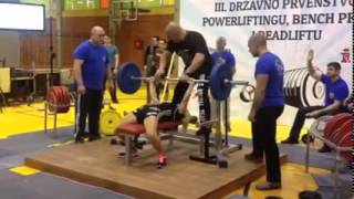 Ružica Martinić Podignuto 63,5kg u kategoriji do 52kg