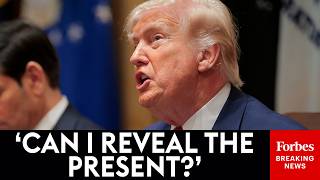 BREAKING NEWS: Trump Reveals Iran's 'Present' During Cabinet Meeting