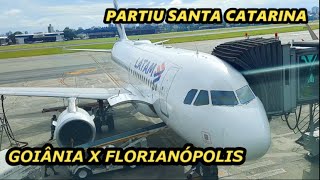 Goiânia x Florianópolis Vlog de viagem com a LATAM 320