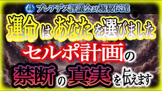 【緊急連絡】選ばれしあなただけにセルポ計画の極秘事項についてお話しします。あなたは宇宙に選ばれた人類最後の鍵なのです。人類のアセンションに向けて力を貸してください。