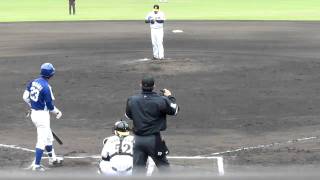 平成23年5月3日全播磨硬式野球団戦（鳴尾浜）6回表　桟原