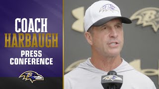 John Harbaugh On Ravens Offensive Identity | Baltimore Ravens