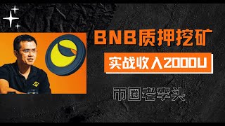 老李头带你实操质押挖矿 当下币圈最火的稳定盈利项目！日赚500U+