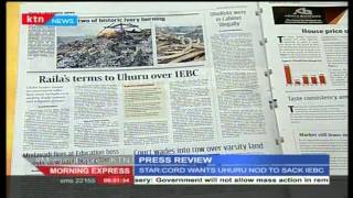 Here are Raila Odinga's conditions for Uhuru on IEBC