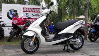 2016 Piaggio Fly 50 White at Euro Cycles of Tampa Bay