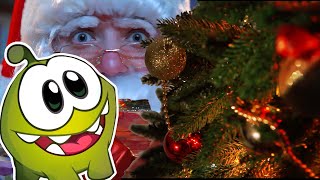 Cute Little Om Nom waiting for Christmas 🎄