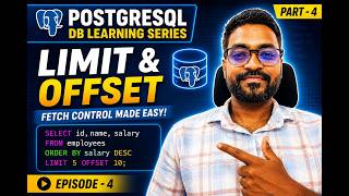 LIMIT and OFFSET in PostgreSQL | SQL Pagination Explained #PostgreSQL #Limit #Offset #Pagination