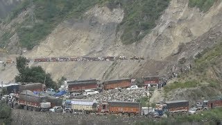 Jmu-Sgr highway opening operation underway at Ramsoo in Ramban