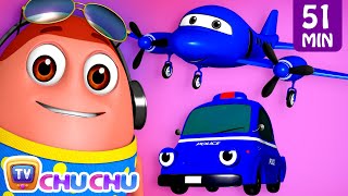 Learn Blue Color with Surprise Eggs Ball Pit Show + More Funzone Songs for Kids - ChuChu TV