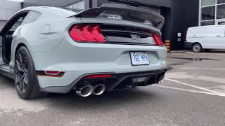 2021 Ford Mustang Mach 1, steeda xpipe, res delete.. exhaust set to sport mode