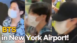 210919 BTS(방탄소년단) in New York Airport!