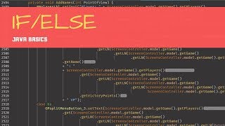 Java If else statement / control structures (with examples) in English