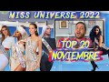 Miss Universe 2022 - TOP 20 - November