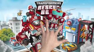 Transformer Rescue Bots 2015 Finger Family   Nursery Rhyme for Children   4K Video   YouTube