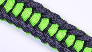 Make the Jagged Ladder Paracord Survival Bracelet with Buckle - BoredParacord