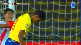 PERU vs Ecuador 2° time  sub 17 2019