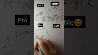 How to draw madara uchiha in different levels #art #anime #howtodraw #trending #drawing