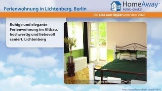 Berlin: Ruhige und elegante Ferienwohnung im Altbau, hochwertig und - FeWo-direkt.de Video