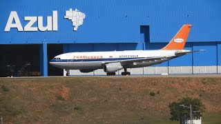 CARGUEIRO VENEZUELANO - DECOLAGEM NO AEROPORTO INTERNACIONAL DE VIRACOPOS - AIRBUS A300