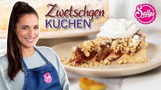 Der saftigste Zwetschgen-Streusel Kuchen aus nur EINEM Teig 😍