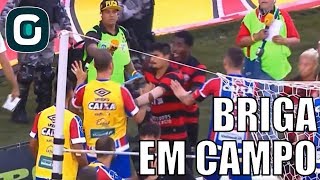 Brigas em Campo | Gesto causa brigas no Bahia x Vitória- Gazeta Esportiva (19/02/18)