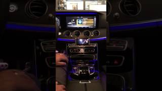 Mercedes E-class W213 with aftermarket Mirrorlink by NavInc