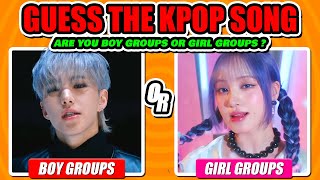 GUESS 100 KPOP SONG [BOY GROUPS vs GIRL GROUPS] BG OR GG? | Born Tobe Visual