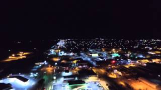 Artesia New Mexico at night.