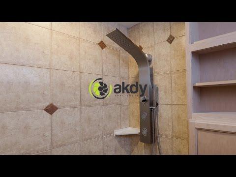 AKDY Easy Connect Shower Panel Installation AKDY Easy Connect Shower Panel Installation