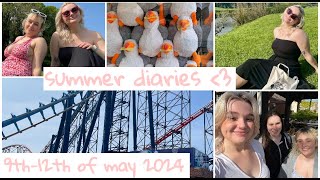 summer diaries: blackpool, hot girl walks, etc. | 9th-12th may 2024 ☀️🌱