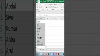 Excel Nice Tricks in Tamil #shorts #exceltamil #exceltricks