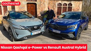 Comparamos Nissan Qashqai e-Power - Renault Austral Hybrid | Prueba SUV en español | coches.net