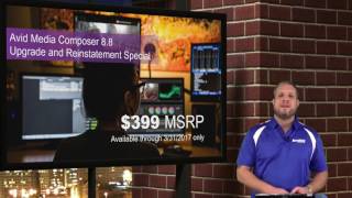 Avid Media Composer 8.8, Upgrade & Reinstatement Promo, ScriptSync and PhraseFind