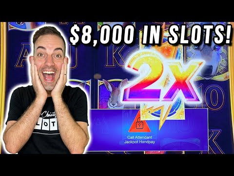 8,000 in Slots, MAX BET for BONUSES! I Couldn't Stop…