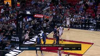 Kendrick Nunn Full Play 10/23/19 Memphis Grizzlies vs Miami Heat | Smart Highlights