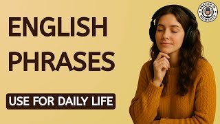 Speak English Fluently: Daily English Phrases, Listening Practice & Conversations for Beginners