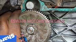 DIO Activa  problem (crank soft check up) .Dio Activa problem (clutch side leak check up)