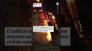 Espectacular incendio en un Ayuntamiento del distrito 12 de París sin víctimas #Incendio #París