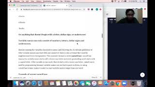 JavaScript Basics: 1. Variables