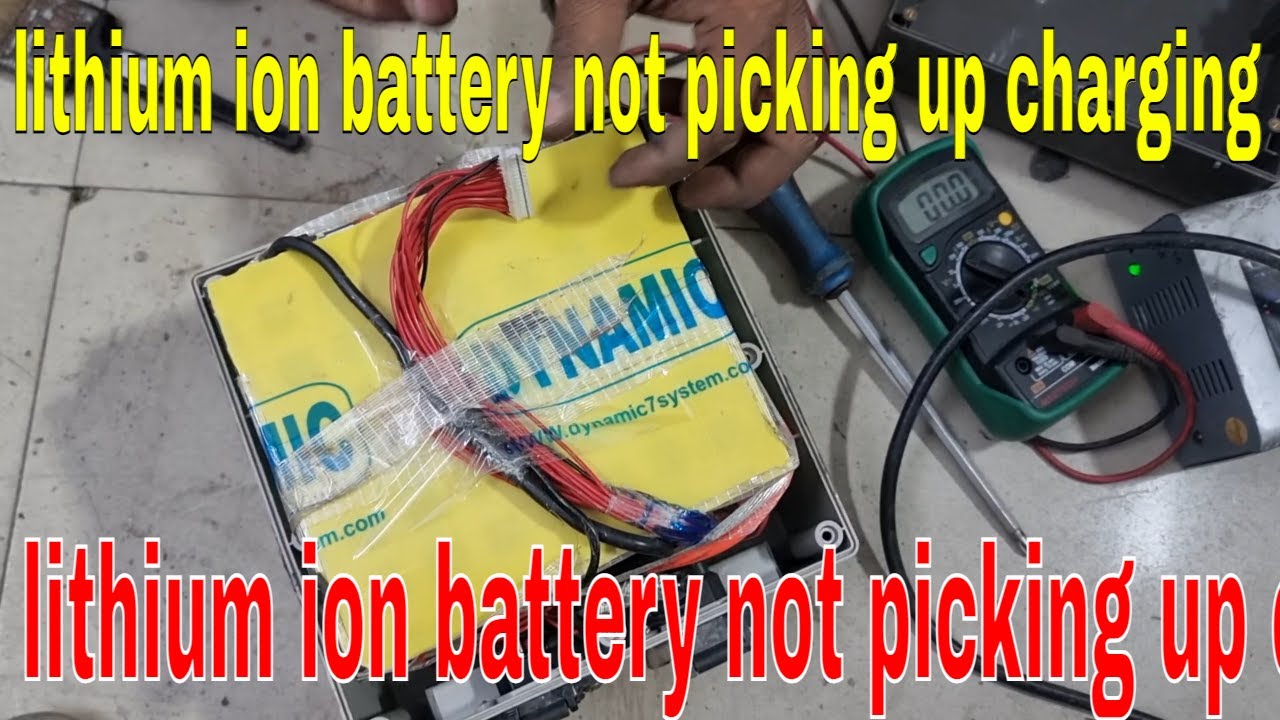 60v 22ah Lithium Ion Battery Repair | Lithium Ion Battery Not Picking ...