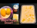 How to cook Mango Gelatin Dessert | Easy Pinoy Gelatin Recipe | Mr. Gulaman | Gelatin Mango Dessert