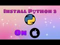 #2 How to install Python 3 in Mac OS || Python Tutorial for Beginners #python